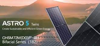 Astro 5 Twin 545w Bifacial Panel