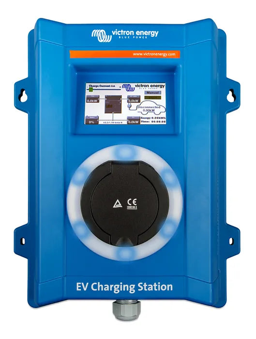 EV Charging Station NS-Blue with option of Black or White Front for NS Charging Station only & EV Charging Station with screen