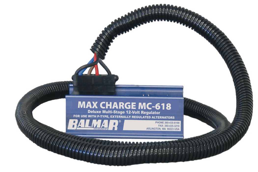 MC-618-H - Balmar 12V Alternator Voltage Regulator with Wiring Harness