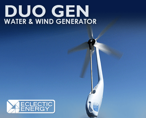 DuoGen  Ex-Long – Water and Wind Generator - OUT OF STOCK - No Longer Available