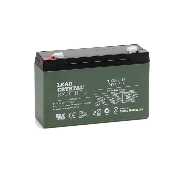 Betta Lead Crystal Batteries- 6V Series - Unavailable