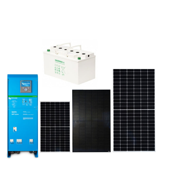 2.4kW Solar with 12.5kWh Battery Storage Solar Kit